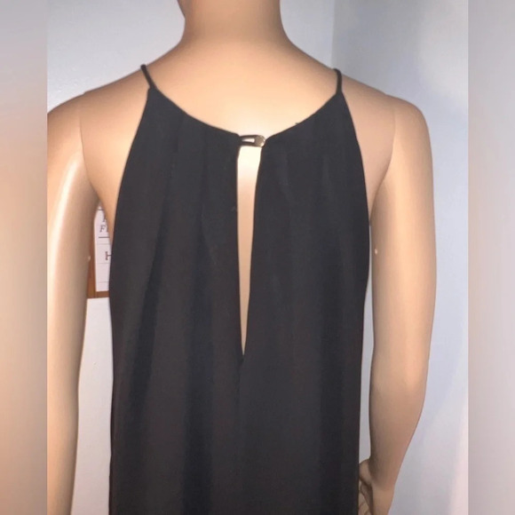 Dear Apple, Carmela, S, pleated midi spaghetti strap w/back peephole button loop - Picture 3 of 10